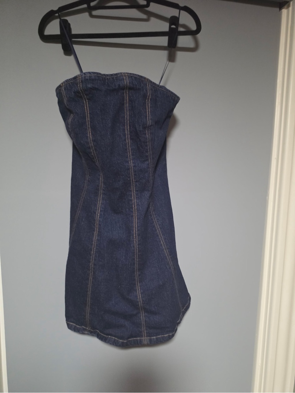 Abercrombie & Fitch Dark Blue Denim Mini Dress